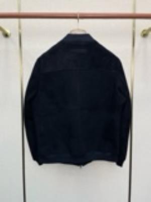 wholesale quality zegna suede leather coat model no. 31